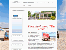 Tablet Screenshot of karins-ferienoase.com